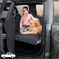 XL Dog Car Seat Cover for Trucks (Black)