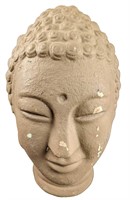 Vintage Terracotta Buddha Garden Ornament Head