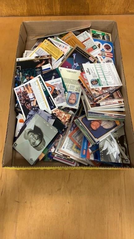 Tray Lot of Unsearched Sports Cards