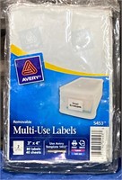 AVERY Multi-Use Labels #5453