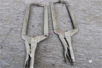 2 Vice grip style clamps