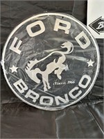 Ford Bronco sign 24 inch round