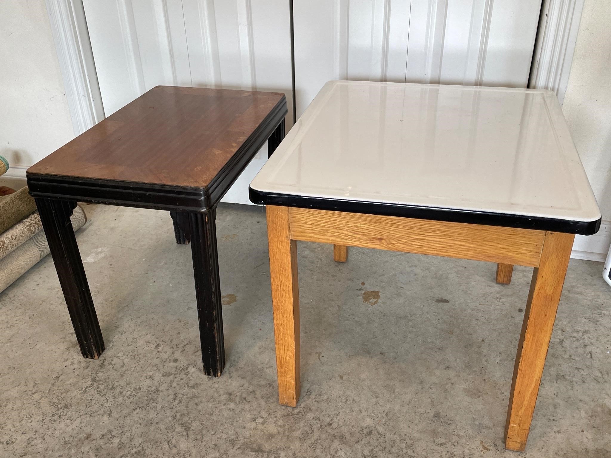 2 - antique tables