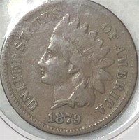1879 Indian Cent VG