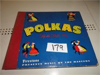 Vintage Polkas records & Album/book-Firestone