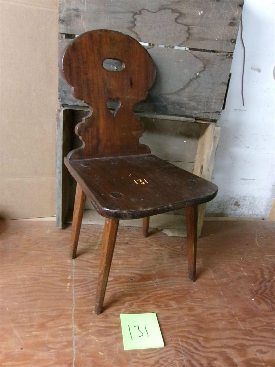 Vintage doll chair