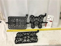 3 Cast Iron Sewing Machine Foot Pedals