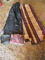 Sleeping Bag, Air Mattress, Pump Blanket Lot