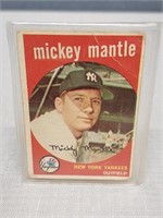 1959 Topps Mickey Mantle Baseball Card