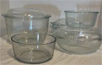 Clear Pyrex Baking Items