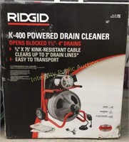Ridgid Powered Drain Cleaner $597 R