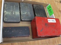 (5) Vintage Snap-on Socket Set & Wrench Boxes