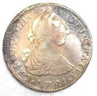 1781-PR 2 Reales VF Bolivia