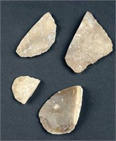 (4) Native American Tool Fragments, SE Texas