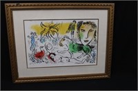 Marc Chagall "Homecoming" Lithograph