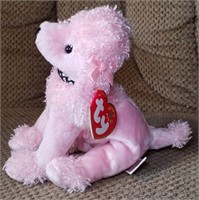 Brigitte the (Pink Poodle) Dog - TY Beanie Baby