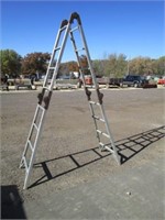 Alum. adjustable ladder