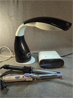 OttLite Desk Lamp, Sony Dream Machine Radio