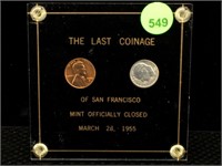 The Last Coinage of San Francisco Mint Cased