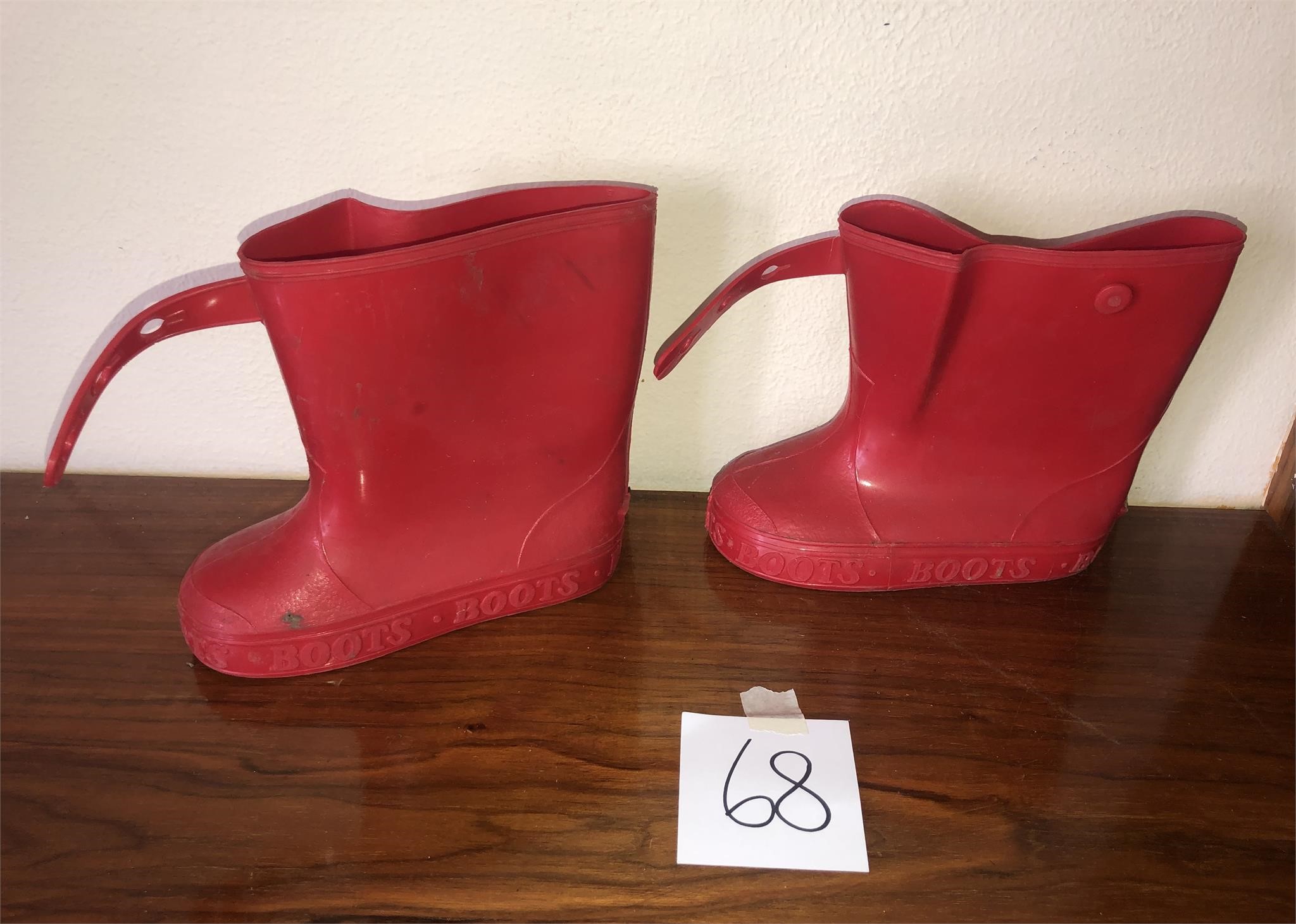 Rubber Boots, Kids Size 9/10