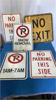 No Parking Signs