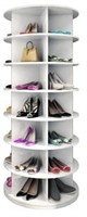 WEINSTEIN ROTATING SHOE RACK 60x164IN 35SHELVES