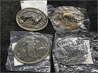 1980, 1981, 1982 & 1983 NFR Buckles, NOS (4)