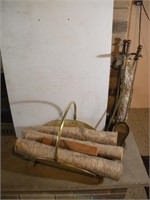 Fireplace Tools & Log Holder