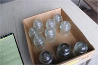 (10) Clear-Glass Insulators