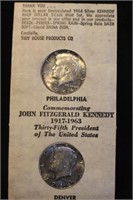 1964 Kennedy P&D Uncirculated Commemoratives