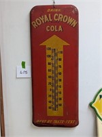 Vintage Royal Crown Thermometer - 25"
