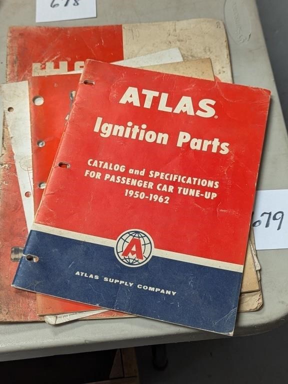 Vintage Auto Parts Manuals