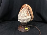 Cameo Carved Shell Lamp