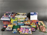 HUGE Lot Puzzles & Games w/ Melissa & Doug