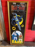 13" x 37" Batman & Robin Framed picture