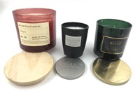 THREE CANDLES - MISTLETOE,SCENTSATIONAL AND