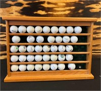 Golf Ball Collection with  Holder