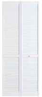 30 in. x 80 in. Louver Bifold Door