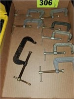 FLAT OF SMALL C CLAMPS