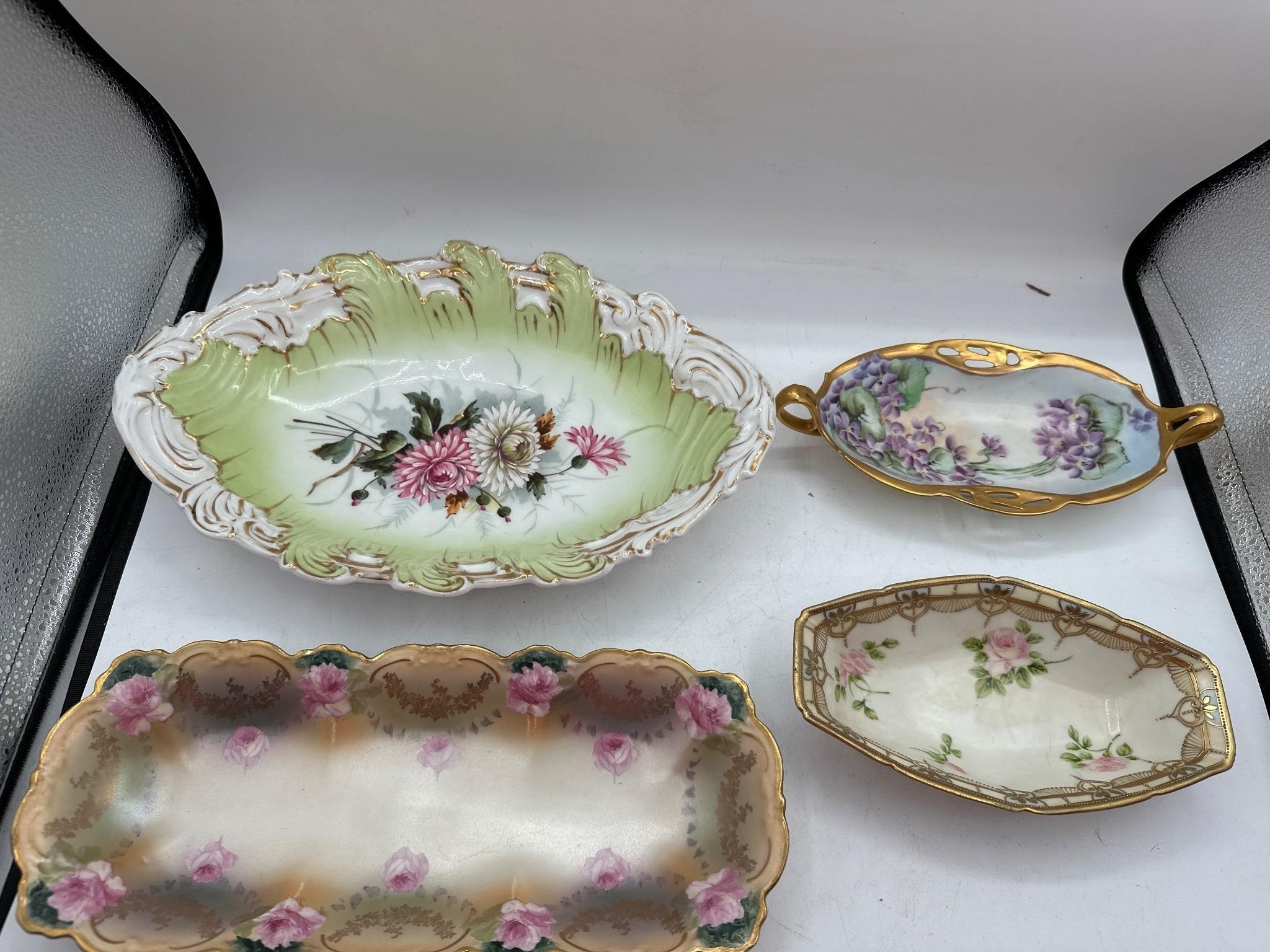 Hand painted dishes Germany  Austria and more