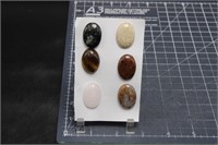 Cabochons, Grade A, 25x18, 6 Pieces