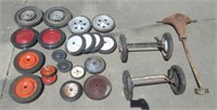 Parts from 1950's and 1960's Wagons, Pedal Cars,
