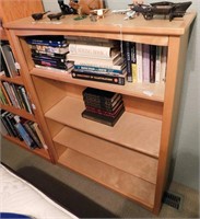 P729- Solid Wood Book Case  Contents Not Included