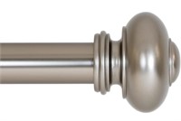 Ivilon Drapery Window Curtain Rod - Knob Design,