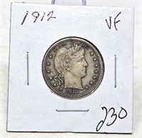 1912 Quarter VF