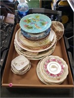 Lot of China Plates, Floral, Birds