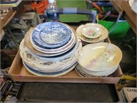 Lot of Floral Plates, Dishes