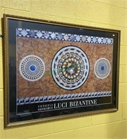 Framed and matted Luci Bizantine print - Venezia
