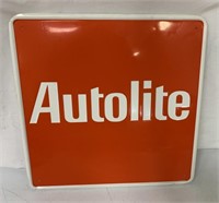 Autolite metal sign