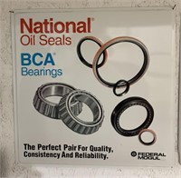 National Oil Seals BCA Bearings metal sign